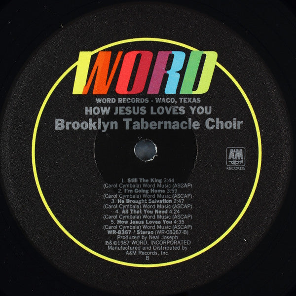The Brooklyn Tabernacle Choir : How Jesus Loves (LP)