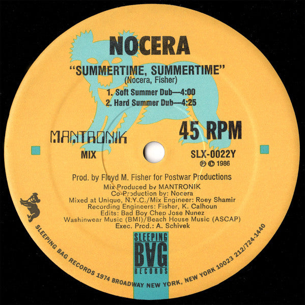 Nocera : Summertime, Summertime (12", Single)