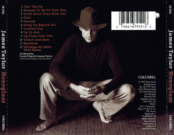 James Taylor (2) : Hourglass (CD, Album, Enh, RP)