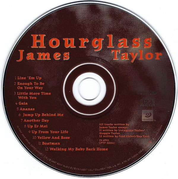 James Taylor (2) : Hourglass (CD, Album, Enh, RP)