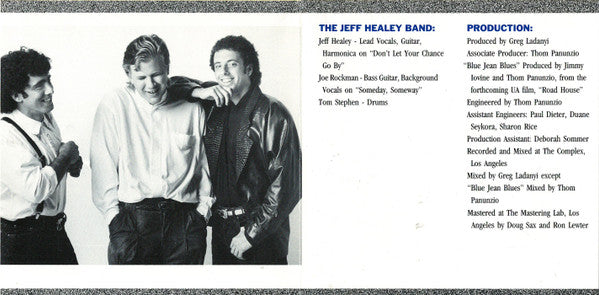 The Jeff Healey Band : See The Light (CD, Album, RE, RP)