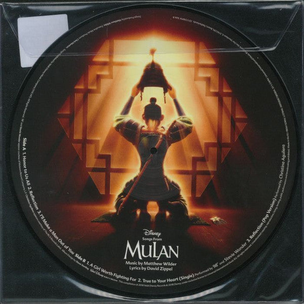 Various : Songs From Mulan (12", Comp, Pic)