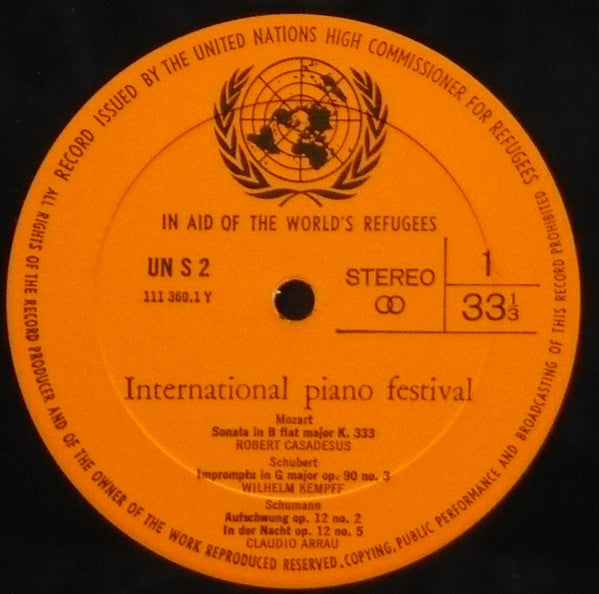 Various : International Piano Festival (2xLP, Comp)