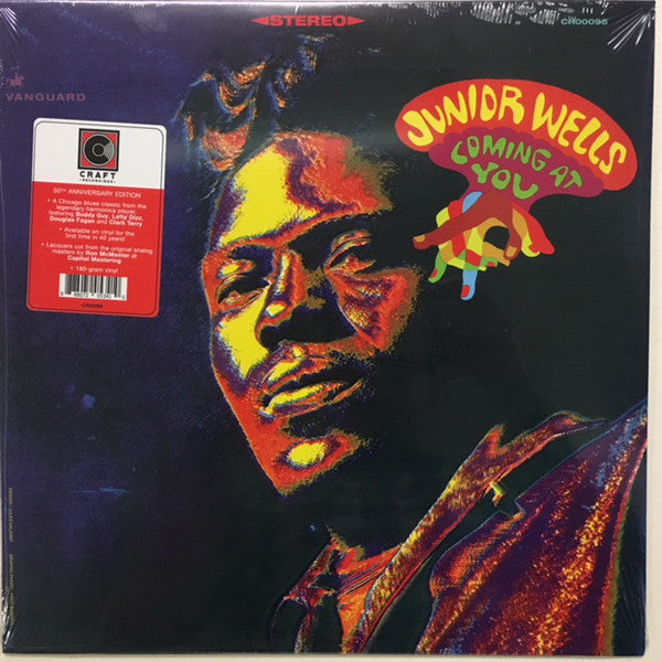 Junior Wells : Coming At You (LP, Album, RE, RM, 180)