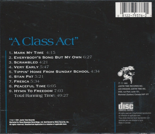 Oliver Jones (5) : A Class Act (CD, Album)