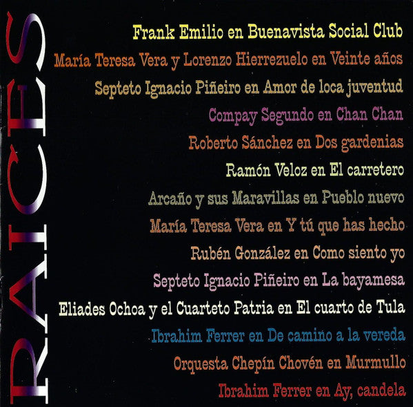 Various : Raices (CD, Comp)