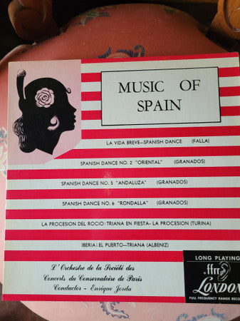 Enrique Jorda*, Paris Conservatoire Orchestra* : Music From Spain (LP)