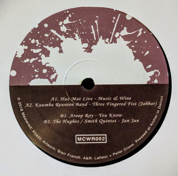 Various : MotorCity Wine Recordings #2 (12", Ltd)