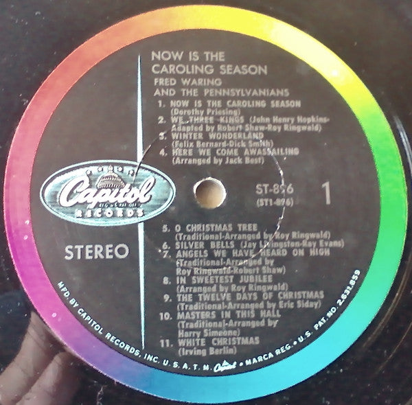 Fred Waring And The Pennsylvanians* : Now Is The Caroling Season (LP, RP)