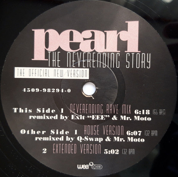 Pearl (5) : The Neverending Story (The Official New Version) (12", Maxi)