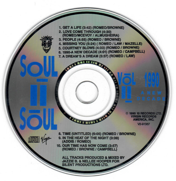 Soul II Soul : Vol II - 1990 - A New Decade (CD, Album)