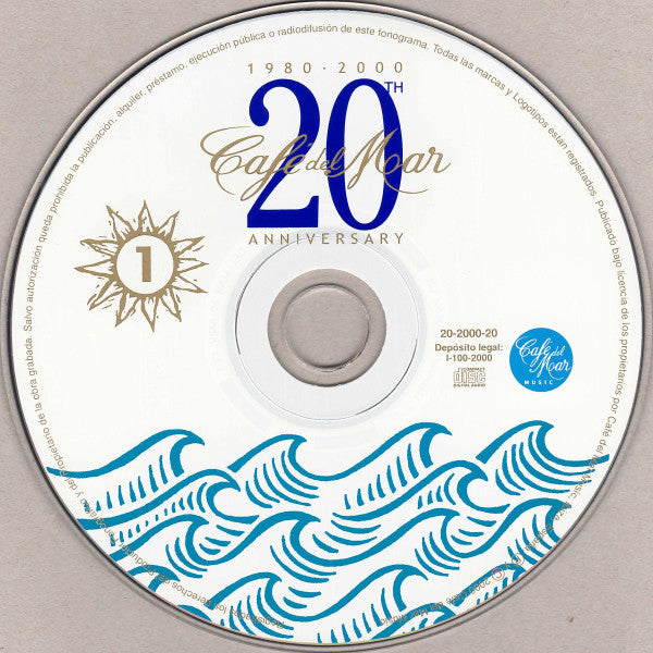 Various : Café Del Mar - 20th Anniversary (1980-2000) (2xCD, Comp)