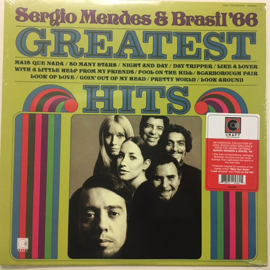 Sérgio Mendes & Brasil '66 : Greatest Hits (LP, Comp, RE)