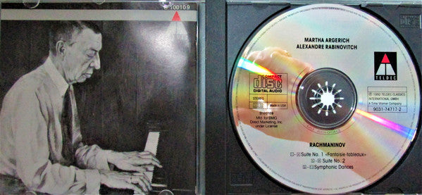 Sergei Rachmaninov* - Martha Argerich, Alexandre Rabinovitch* : Suites Op. 5 & Op. 17 • Symphonic Dances Op. 45 (CD, Album, Club)