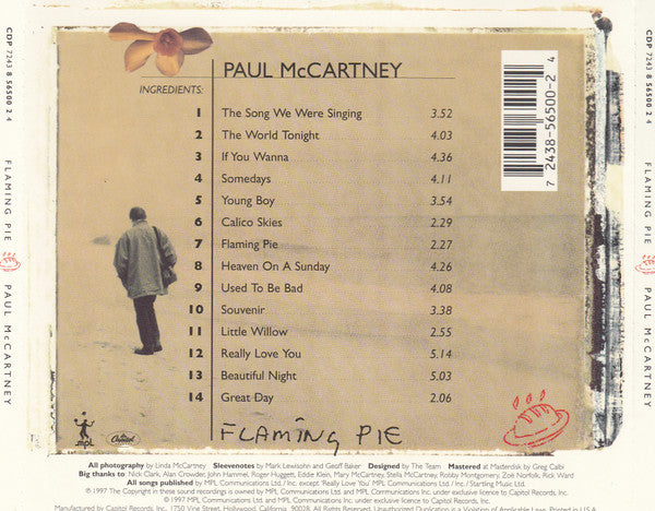 Paul McCartney : Flaming Pie (CD, Album)