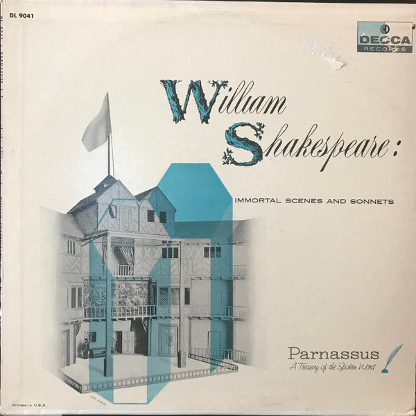 William Shakespeare : William Shakespeare: Immortal Scenes And Sonnets (LP, Album)