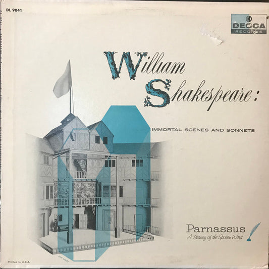 William Shakespeare : William Shakespeare: Immortal Scenes And Sonnets (LP, Album)