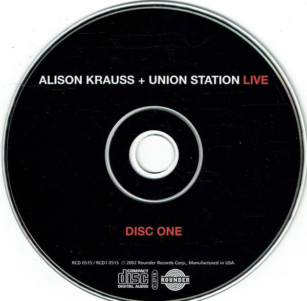 Alison Krauss + Union Station* : Live (2xCD, Album, Club)