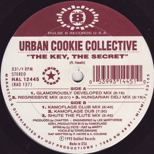 Urban Cookie Collective : The Key, The Secret (12", MP)