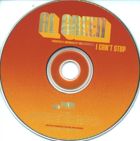 Al Green : I Can't Stop (CD, Album)