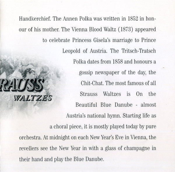 Various : Great Strauss Waltzes (CD, Comp)