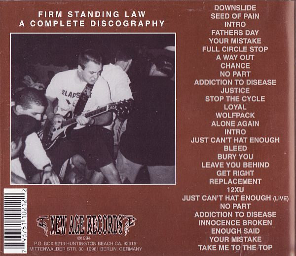 A Chorus Of Disapproval* : Firm Standing Law (CD, Comp)