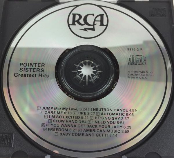 Pointer Sisters : Greatest Hits (CD, Comp)