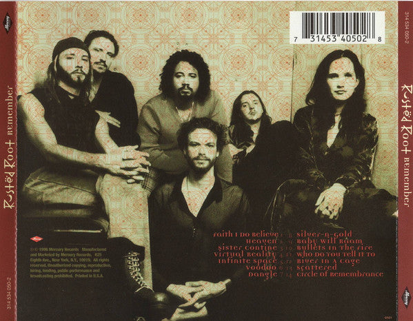 Rusted Root : Remember (CD, Album)