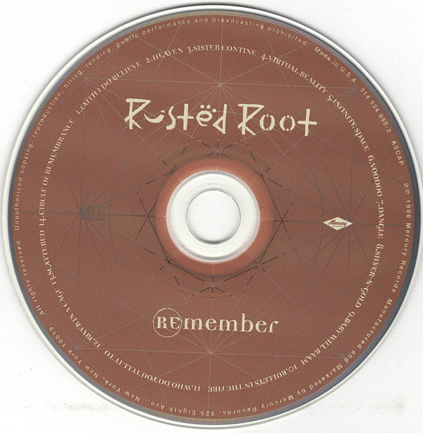 Rusted Root : Remember (CD, Album)