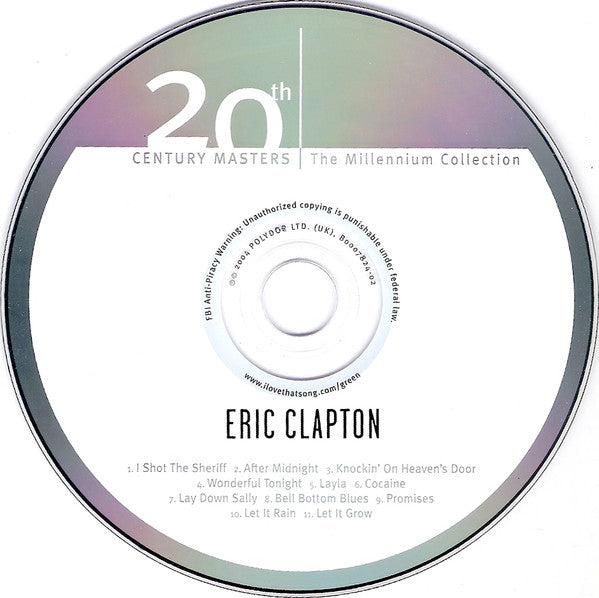 Eric Clapton : The Best Of Eric Clapton (CD, Comp, RE, RM)