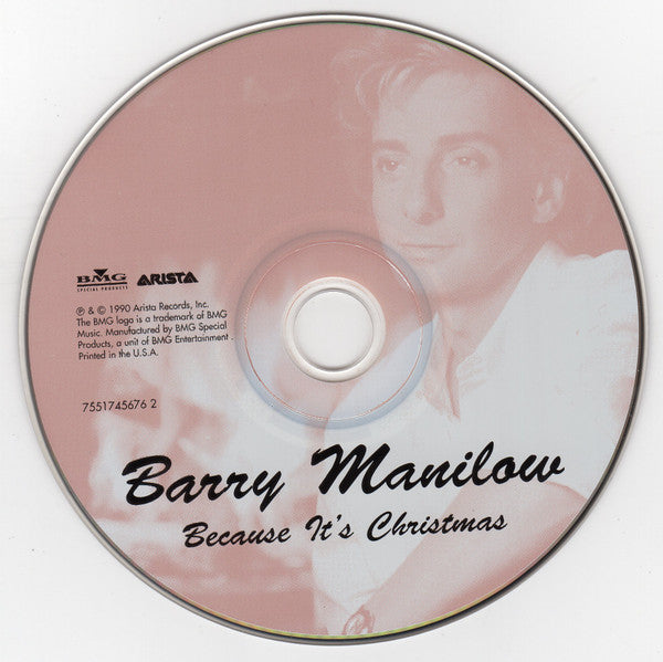 Barry Manilow : Because It's Christmas (CD, Album, RE, Son)