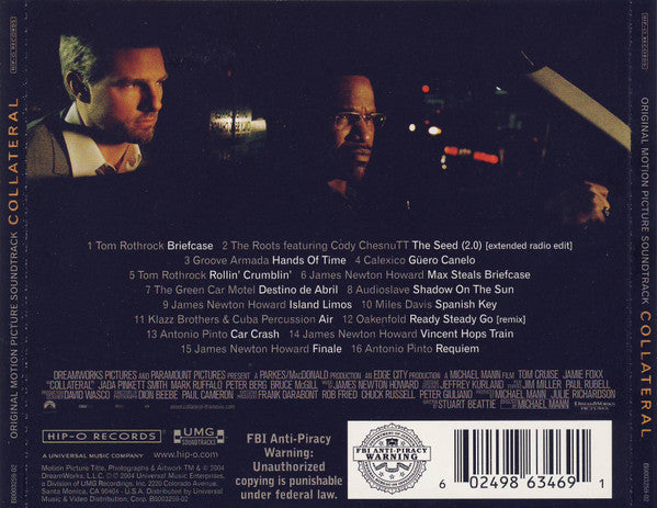 Various : Collateral (Original Motion Picture Soundtrack) (CD, Comp)