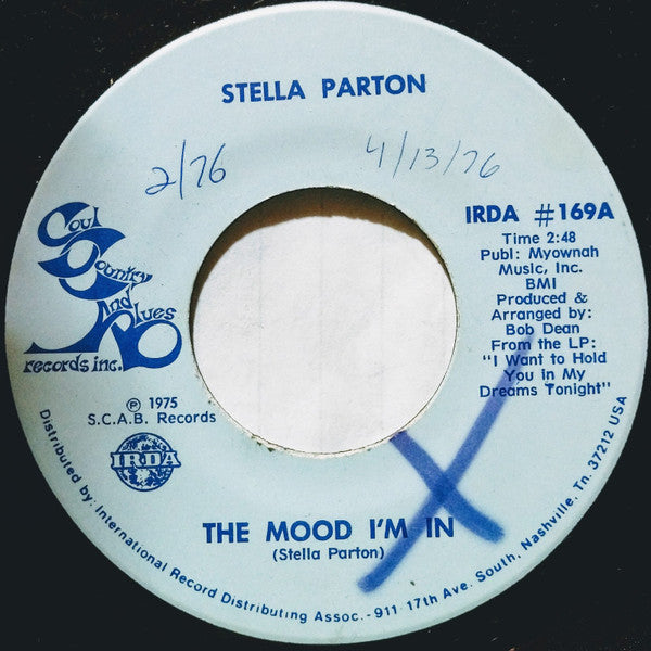 Stella Parton : The Mood I'm In (7", Single)