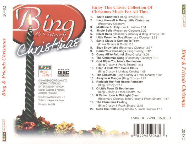 Various : Bing & Friends Christmas (CD, Album)