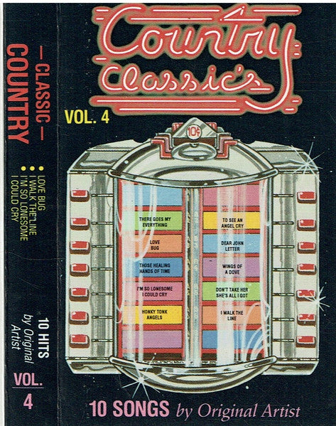 Various : Country Hits Vol. 4  (Cass, Comp)
