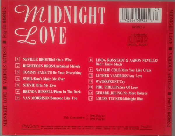 Various : Midnight Love (CD, Comp)