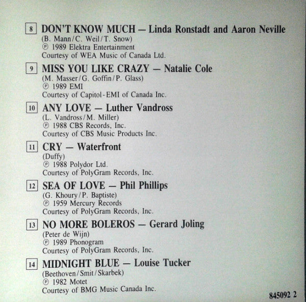 Various : Midnight Love (CD, Comp)
