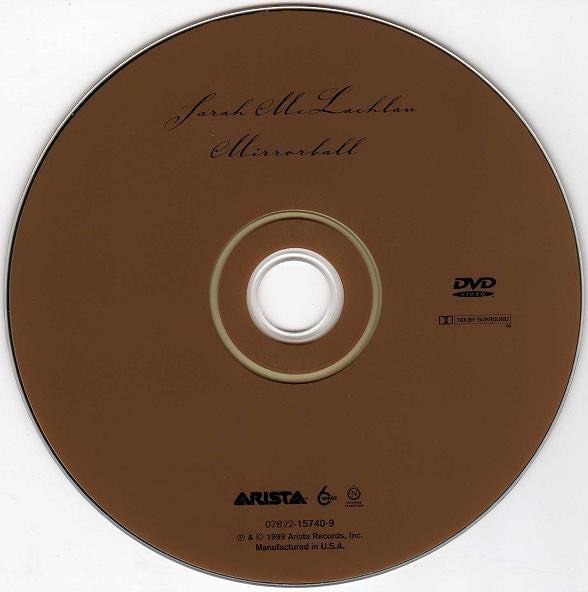 Sarah McLachlan : Mirrorball (DVD-V, Multichannel, NTSC)