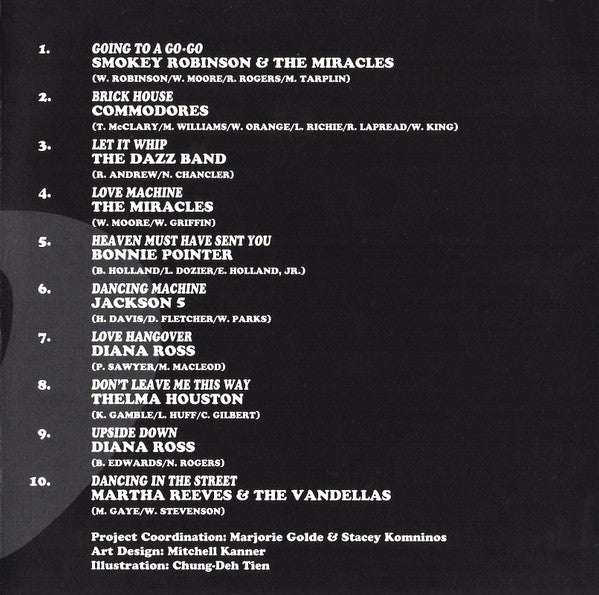 Various : Motown Dance (Disco Nights Vol. 9) (CD, Comp)