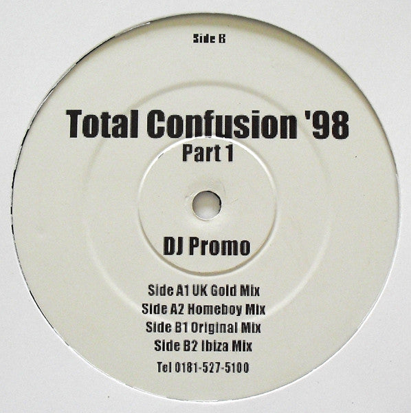 A Homeboy, A Hippie & A Funki Dredd : Total Confusion '98 (2x12", Promo)
