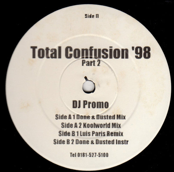 A Homeboy, A Hippie & A Funki Dredd : Total Confusion '98 (2x12", Promo)