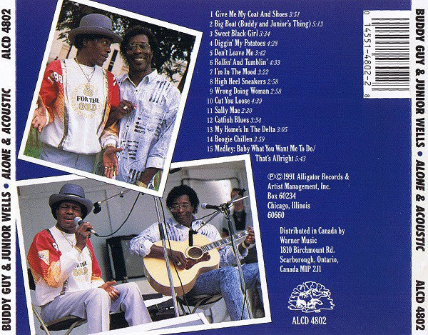 Buddy Guy & Junior Wells : Alone & Acoustic (CD, Album)