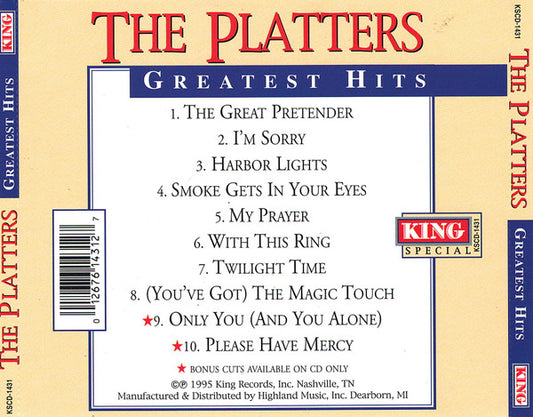 The Platters : Greatest Hits (CD, Comp)