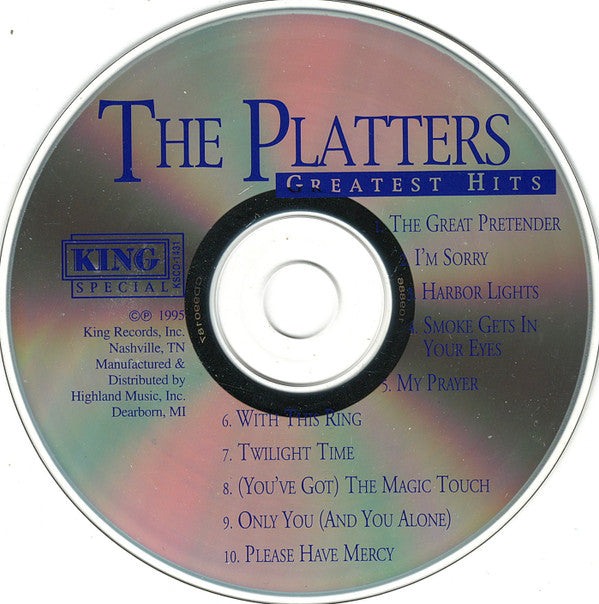 The Platters : Greatest Hits (CD, Comp)
