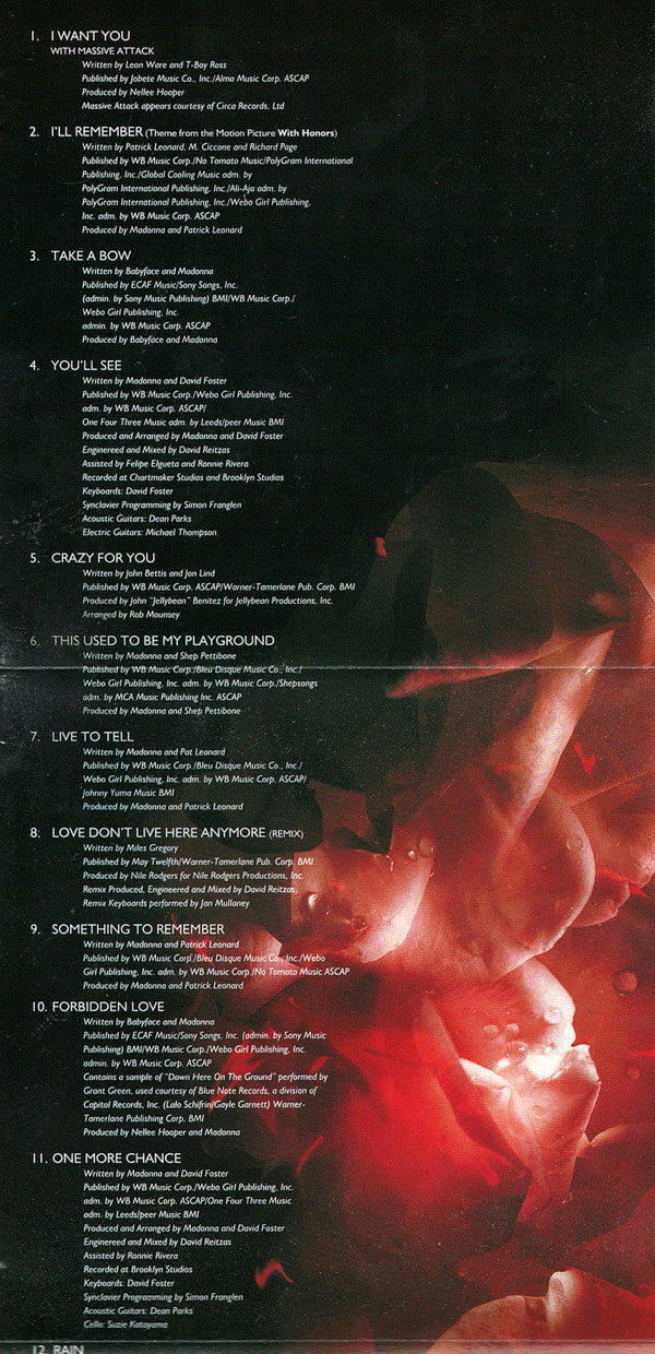 Madonna : Something To Remember (CD, Comp, SRC)