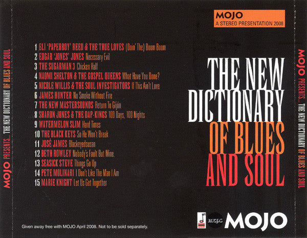 Various : The New Dictionary Of Blues And Soul (CD, Comp)