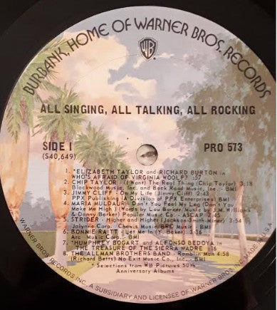 Various : All Singing - All Talking - All Rocking (2xLP, Comp, San)
