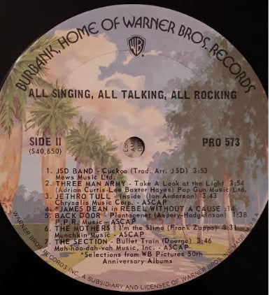 Various : All Singing - All Talking - All Rocking (2xLP, Comp, San)