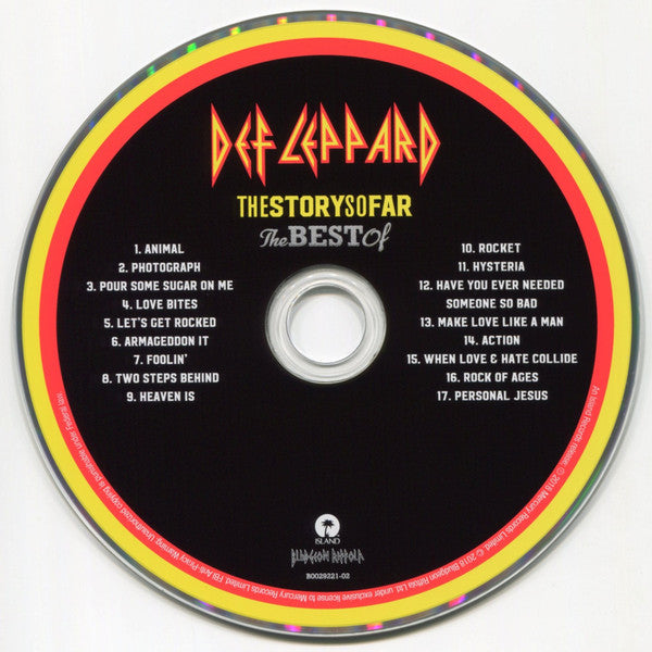 Def Leppard : The Story So Far: The Best Of (CD, Comp)