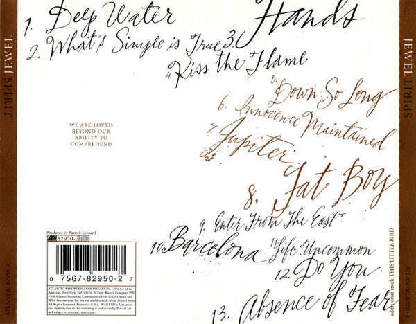 Jewel : Spirit (HDCD, Album)